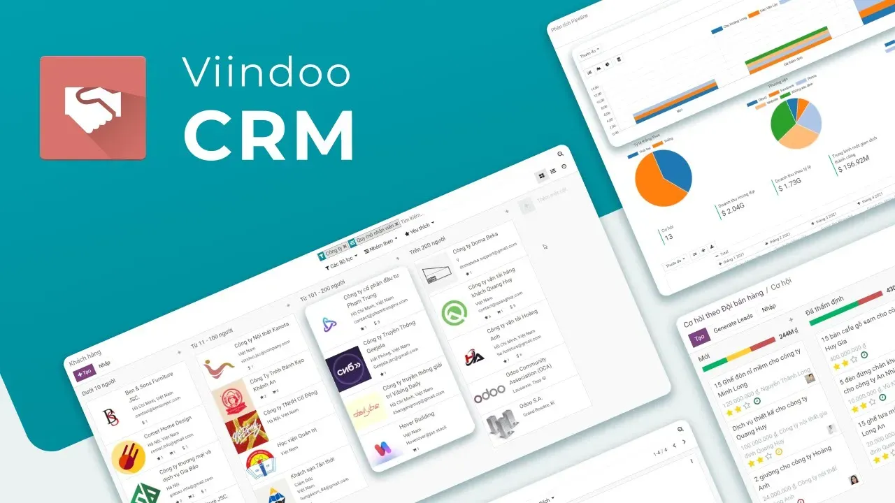 Viindoo CRM: The best CRM software for small business