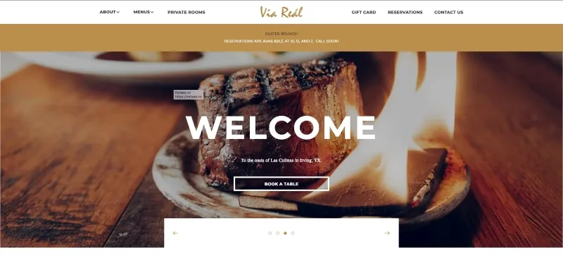 best website builder for restaurants