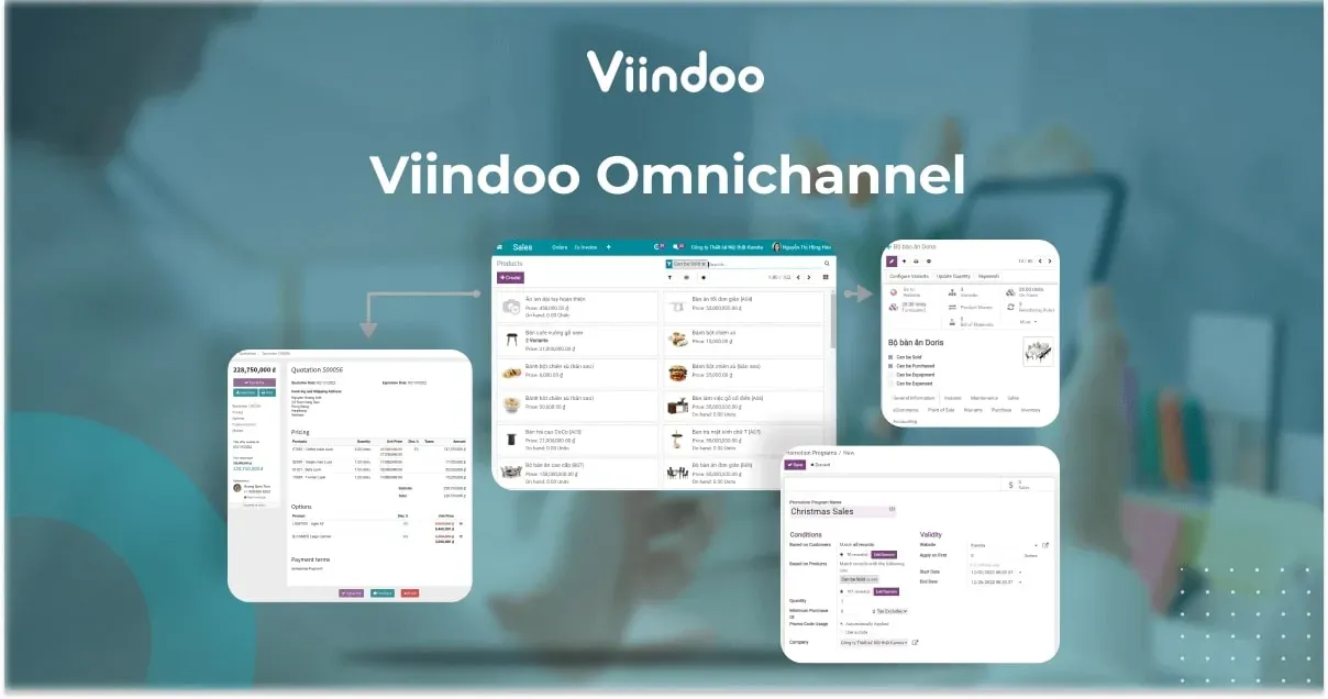 Viindoo Omnichannel software is an effective assistant for many shop owners today.