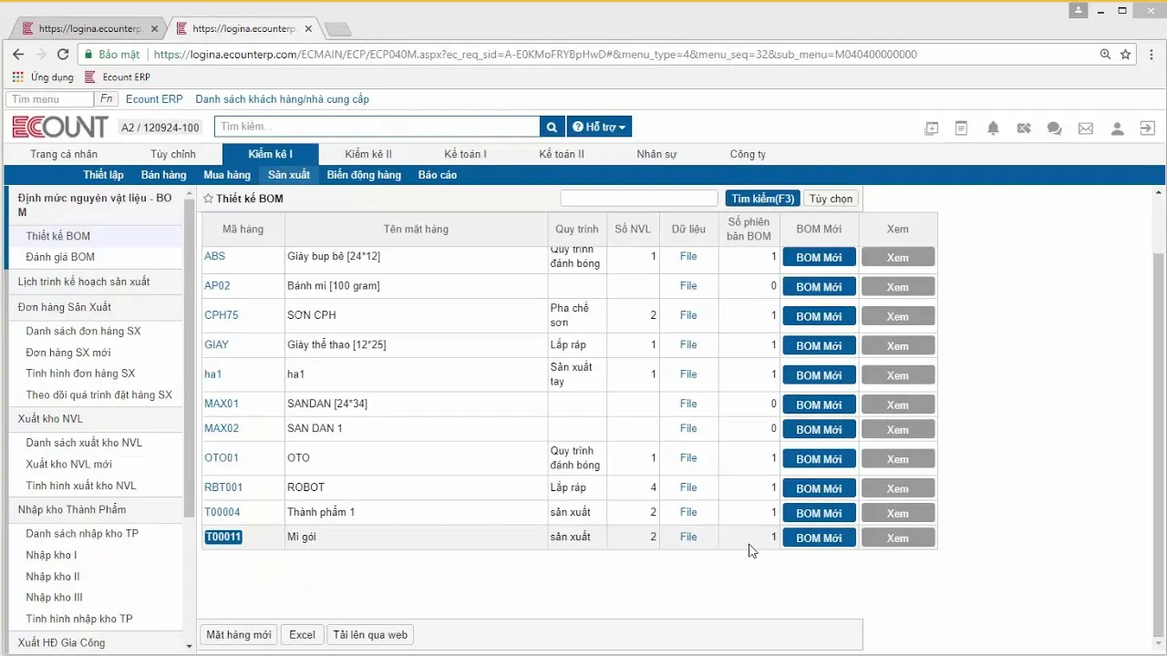 ECount supports businesses in creating inventory reports
