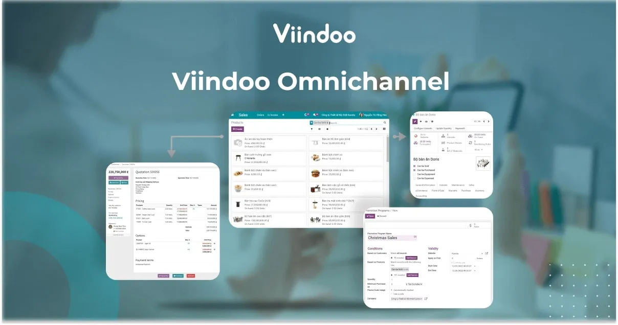 Viindoo Omnichannel mang lại nhiều lợi ích cho doanh nghiệp