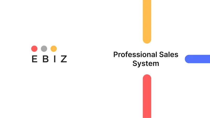 Ebiz offline sales management software