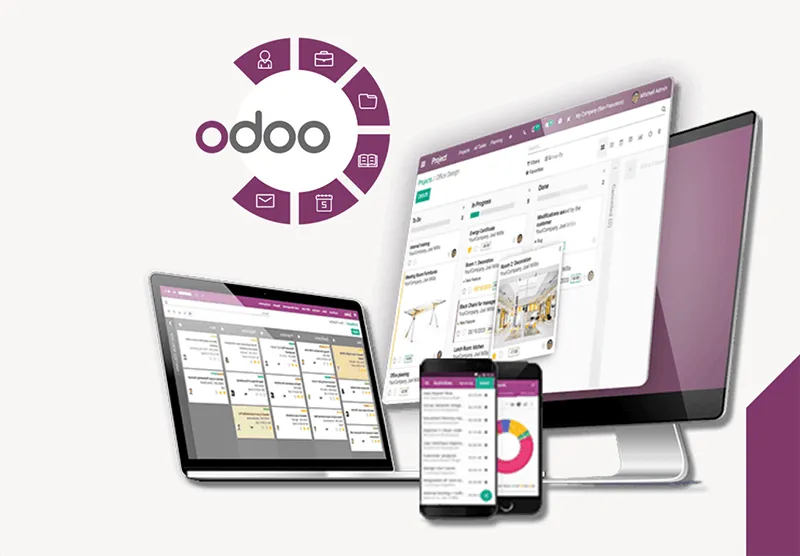 Odoo management software