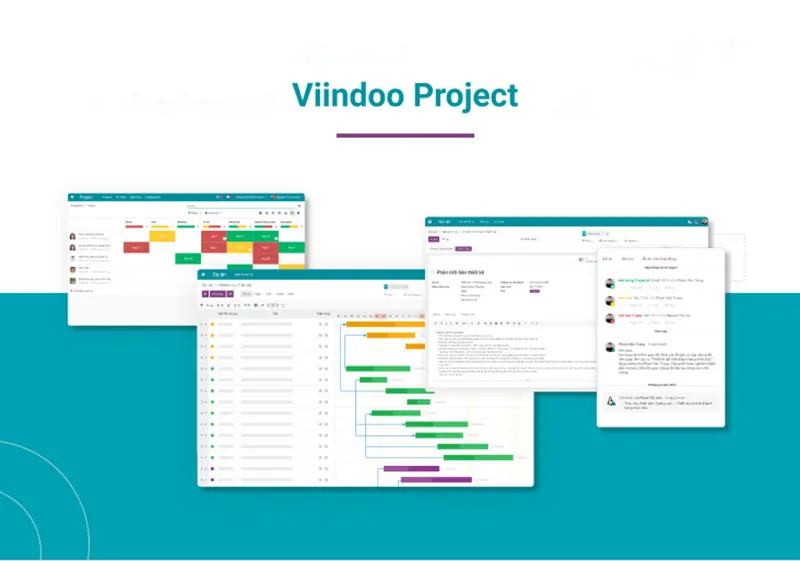Phần mềm quản lý tiến độ dự án Viindoo Project