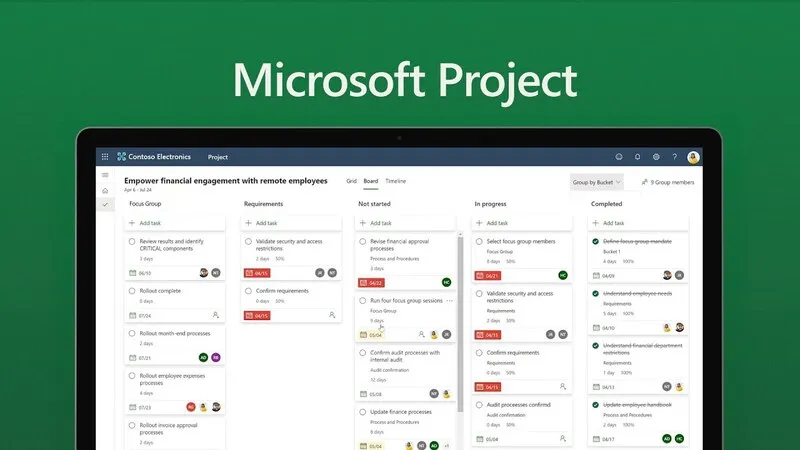 Microsoft Project works with outstanding features