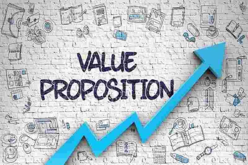 Value proposition refers to the goals of the products provided
