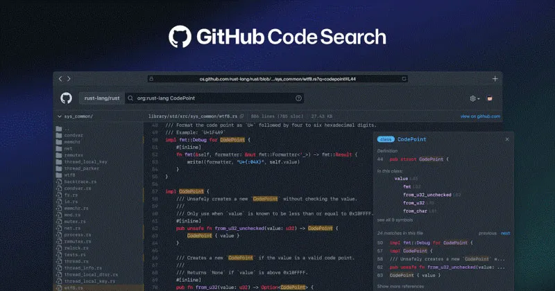 Github includes many pages, milestones and wikis